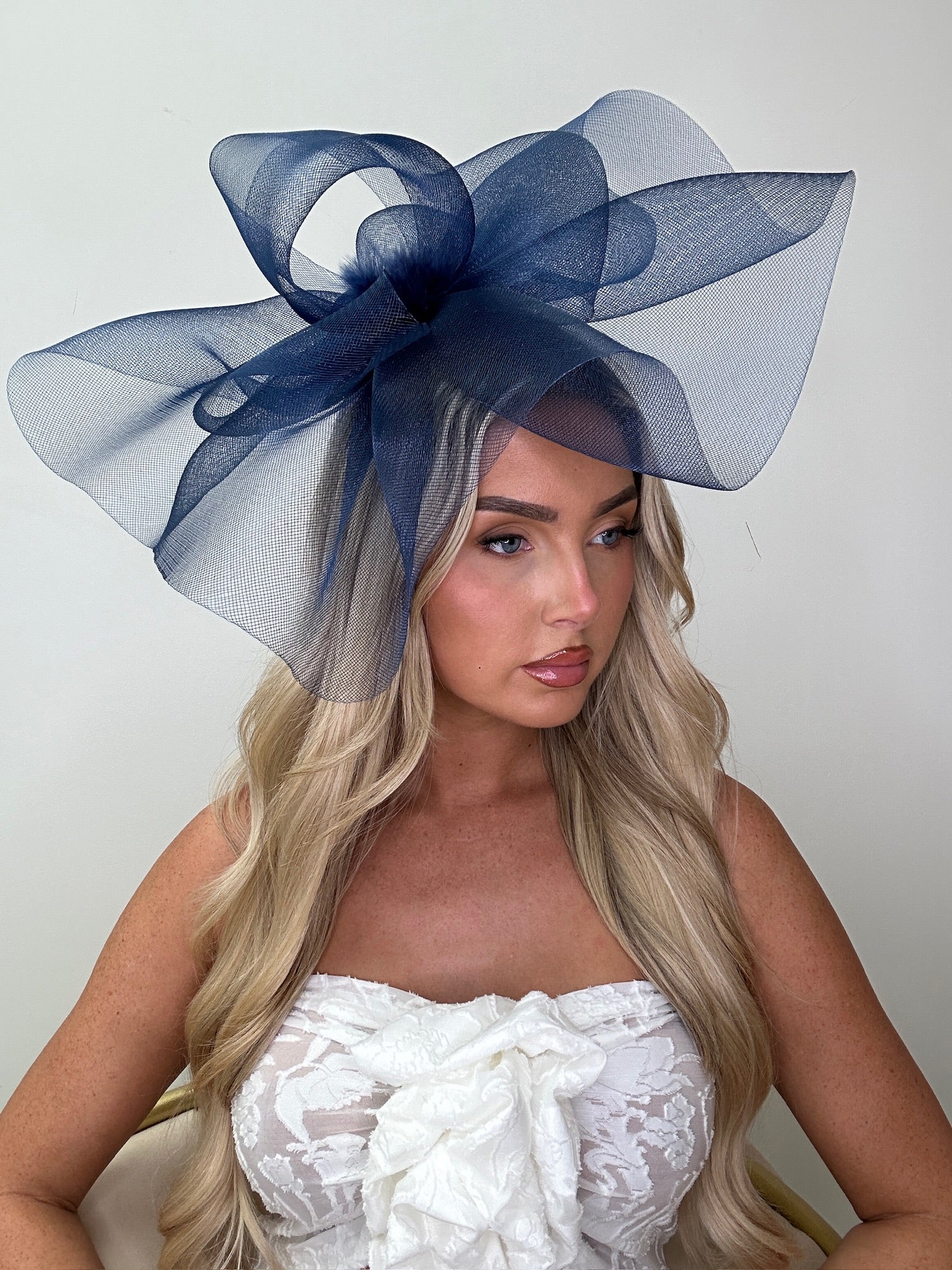 Navy fascinator hat headband online