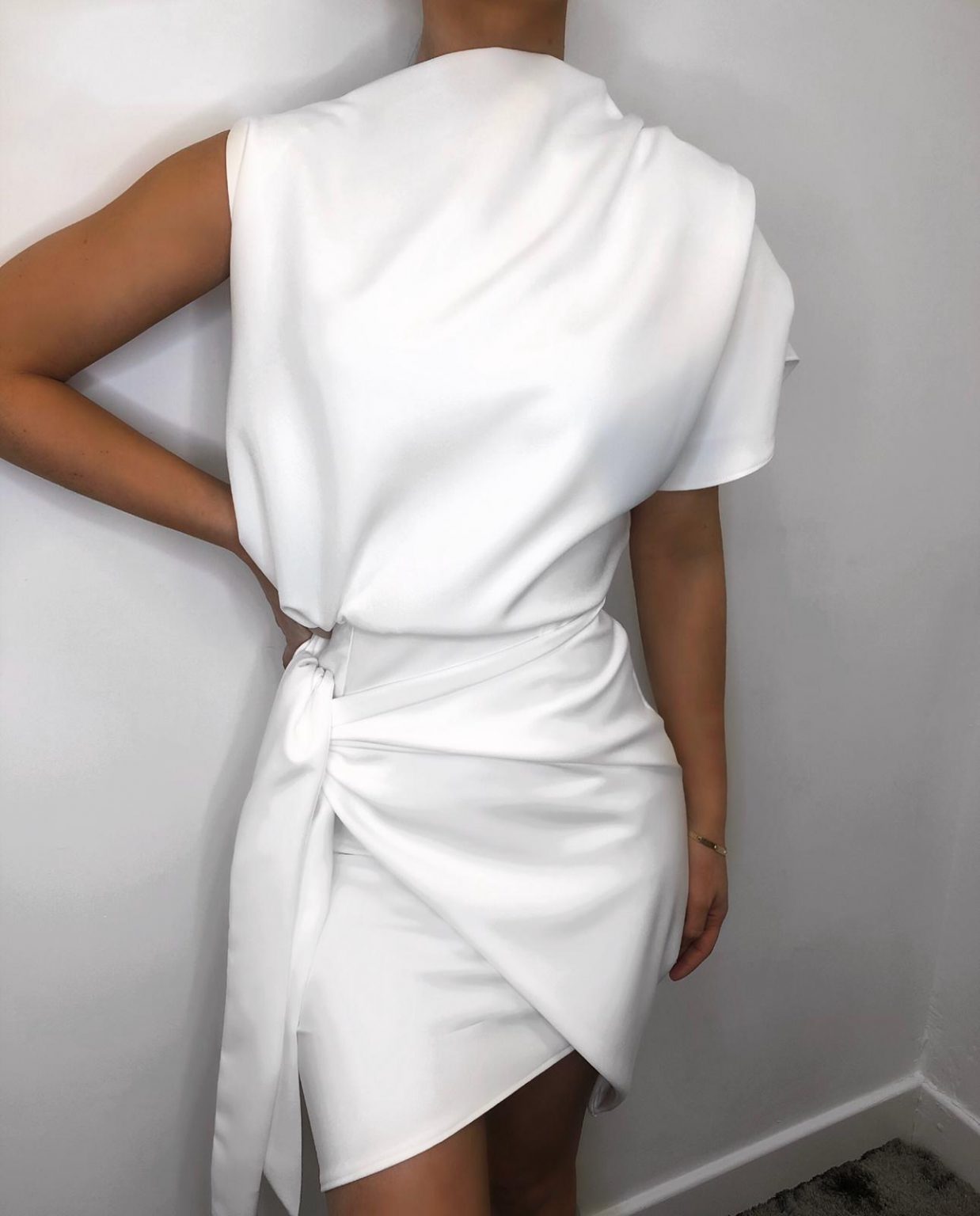 Tailored wrap outlet dress