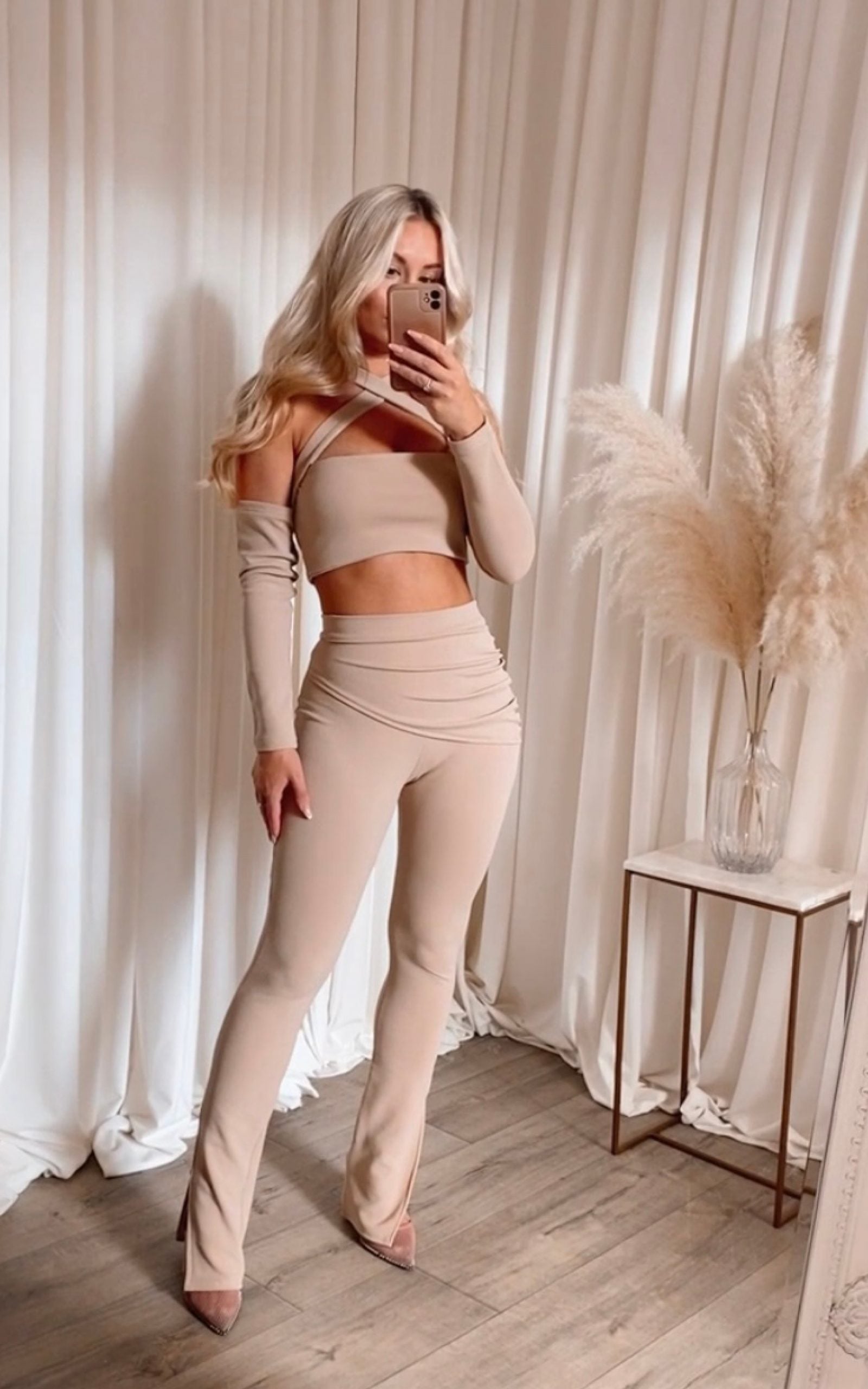 2 piece crop hotsell top and pants set