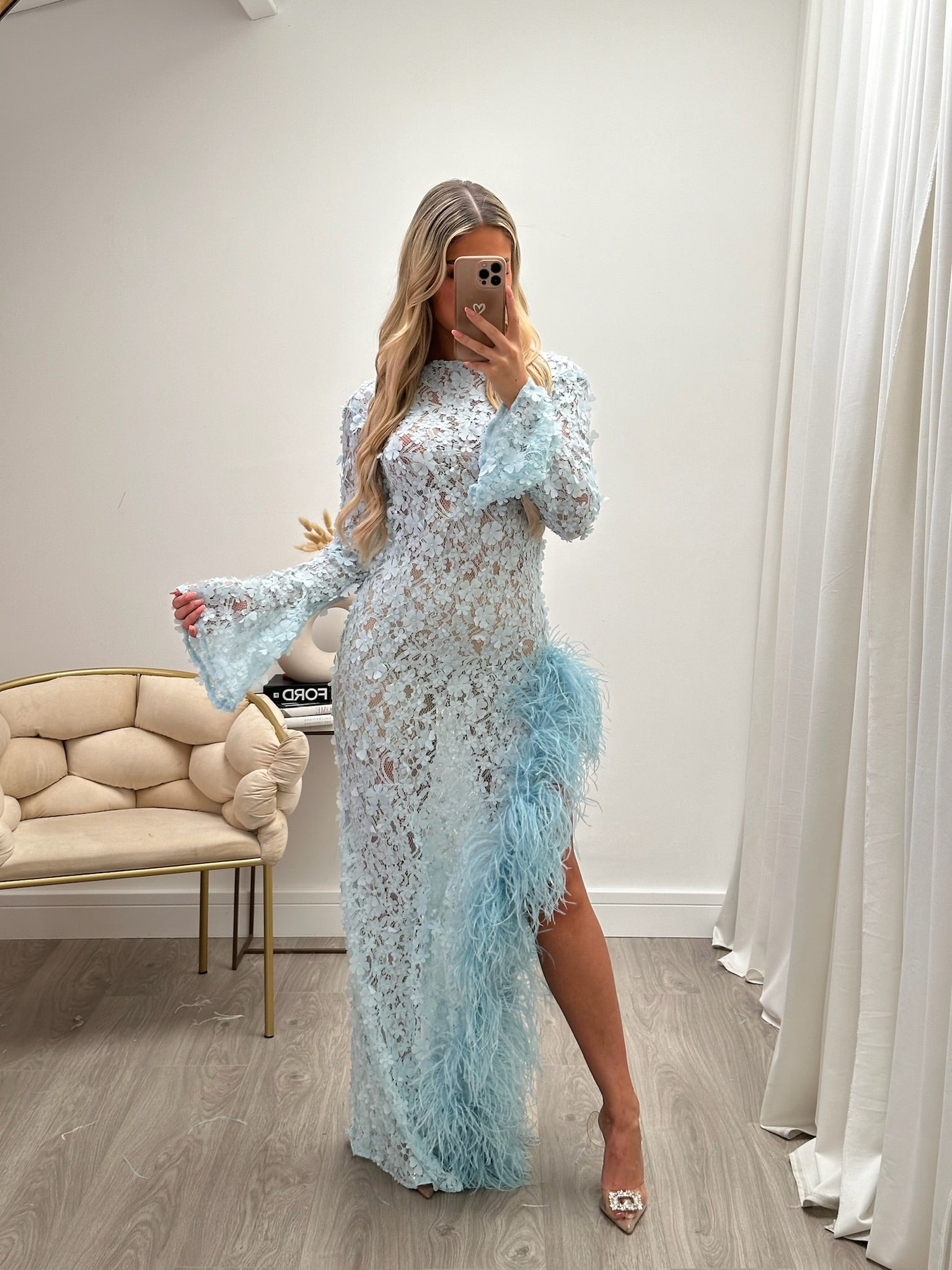 Feather dress hotsell