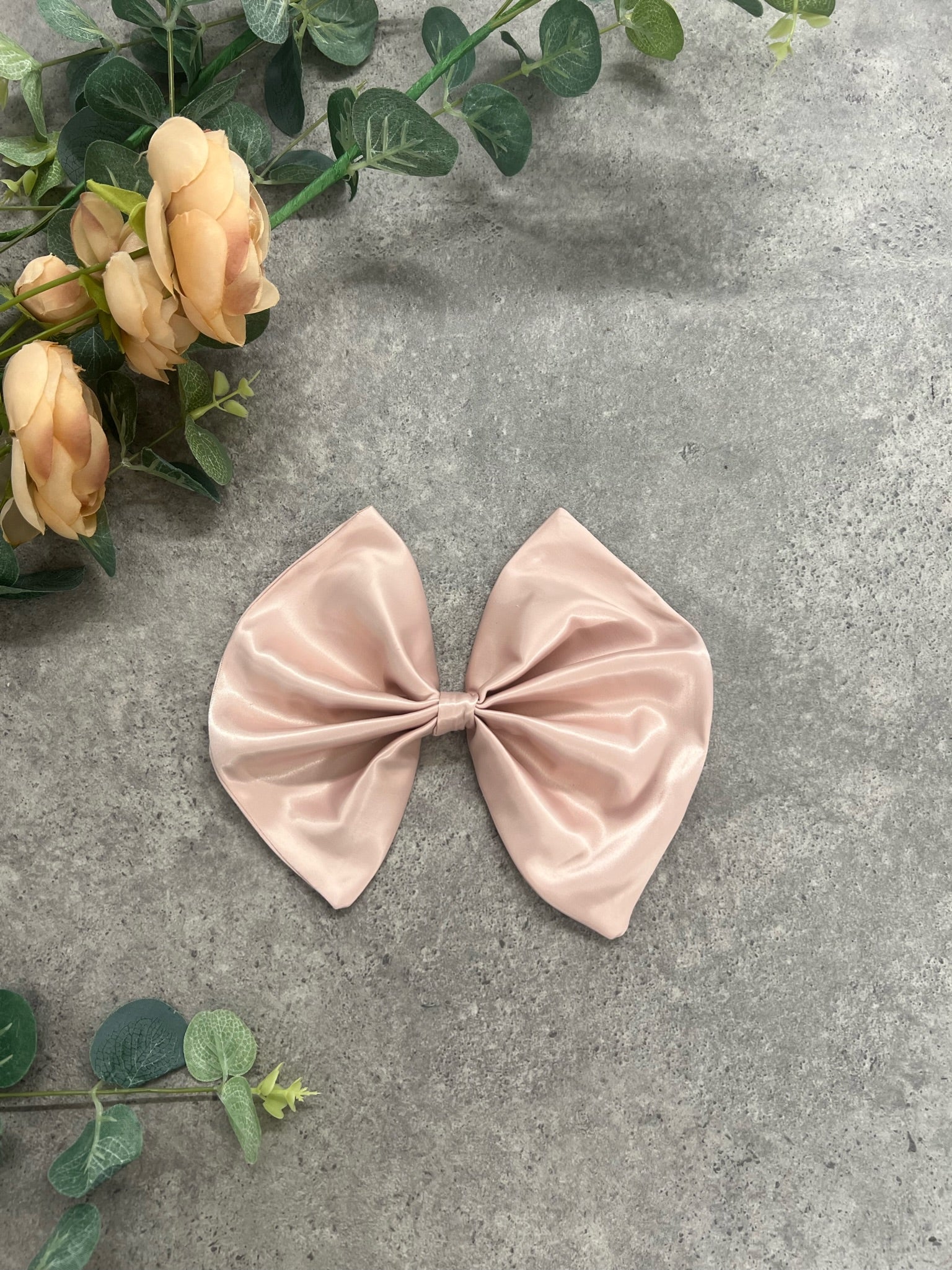 Big Bridal Bow Blush Pink