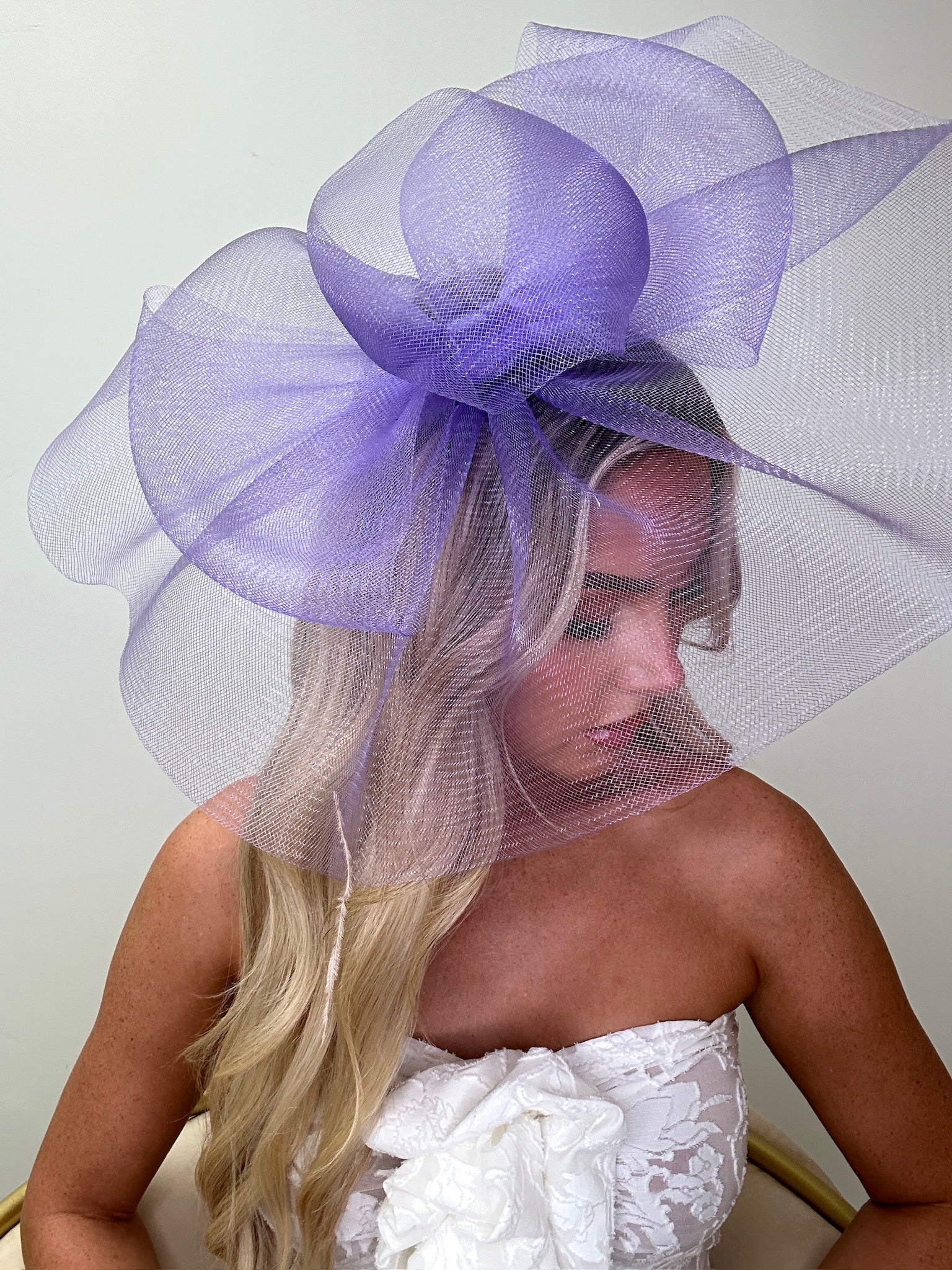 Loop Fascinator Headband Lilac