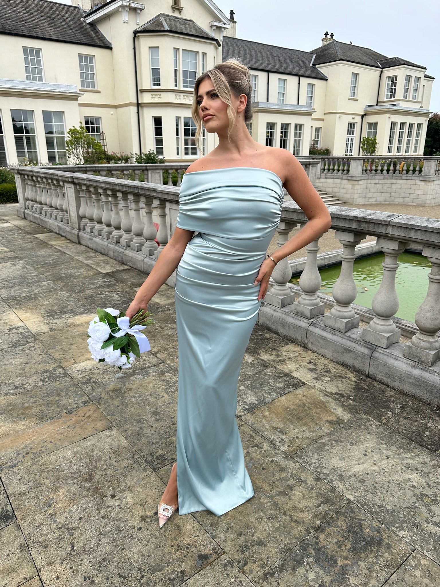 Monaco Dress Mineral Blue