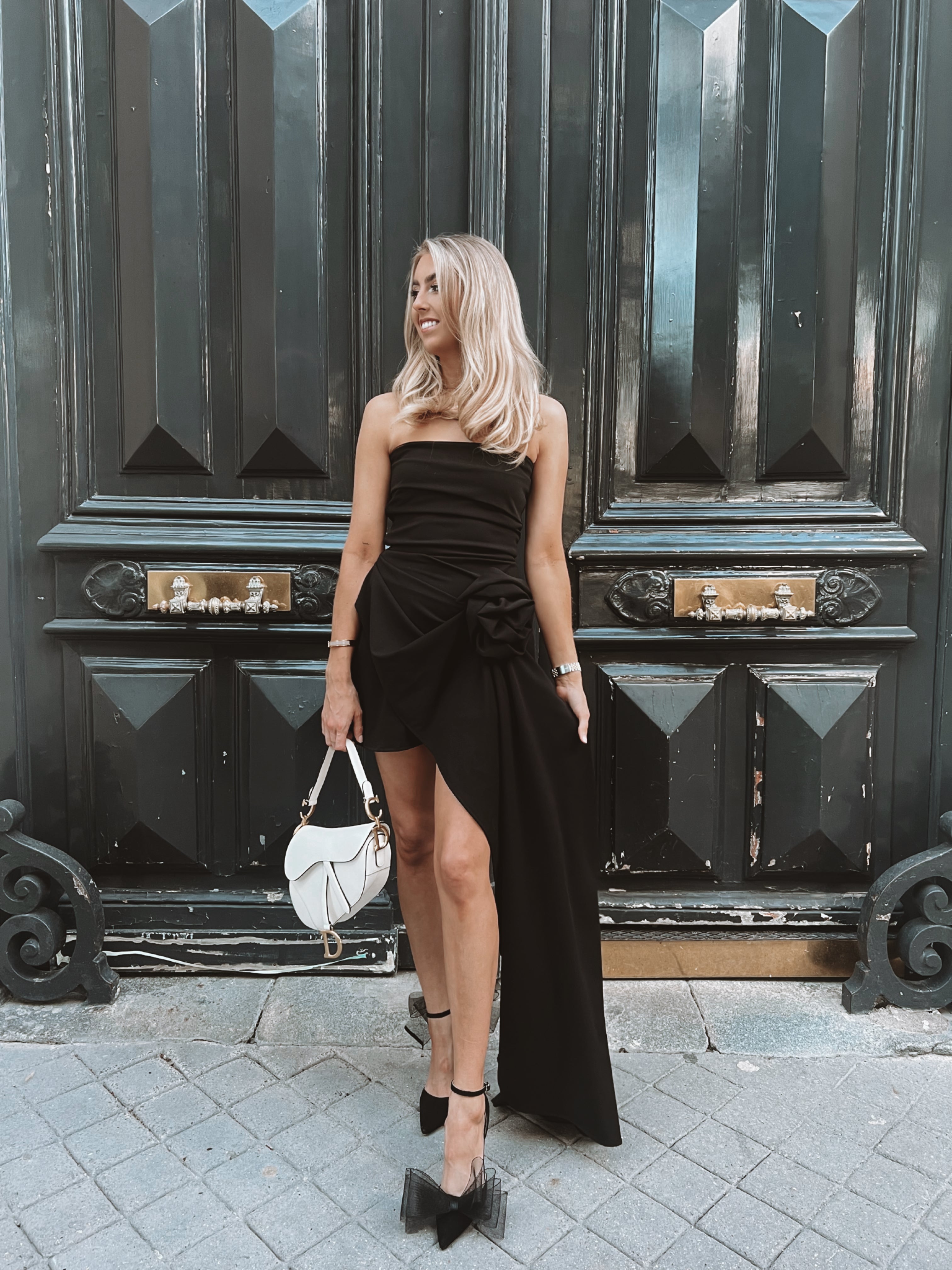 Paris sleeveless Dress black