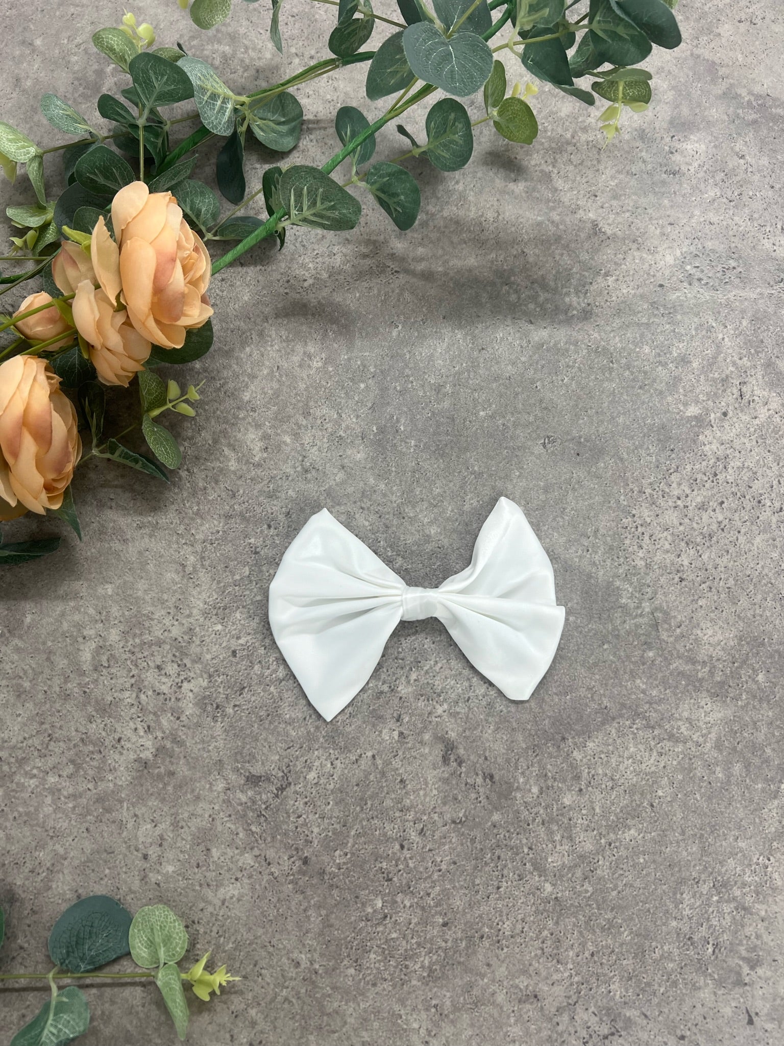 Small Bridal Bow White