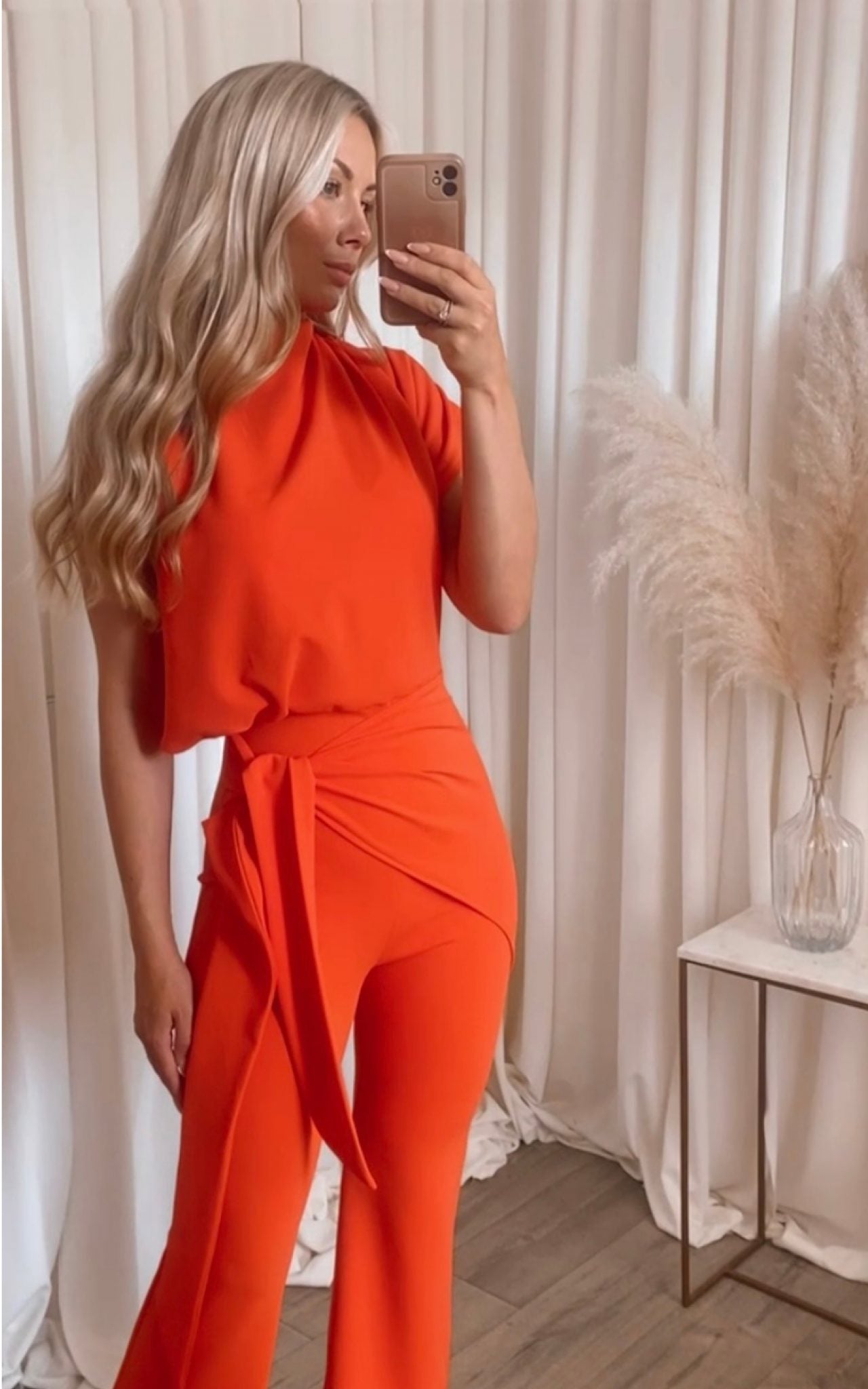 Orange all best sale in one jumpsuit